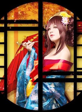 尺寸定制cos吉原哀歌动漫和服 艺妓花魁V家重音teto初音 量大优惠