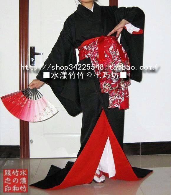 定制尺寸和服艺妓花魁日式振袖浴衣日式cos写真演出主播 量大优惠