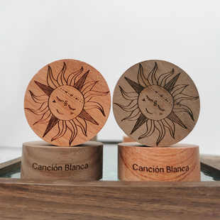 CB木质室内无火香氛摆件车载出风口香薰 白茶持久高端生日礼物