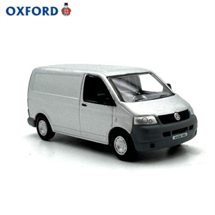 OXFORD大众T5面包车运输车汽车模型收藏合金小车仿真摆件1:76