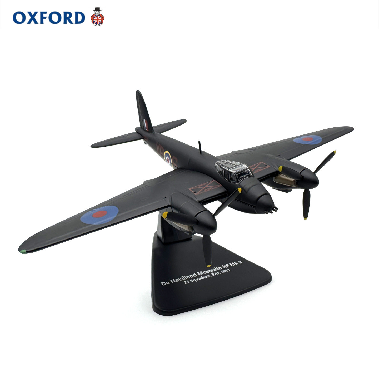 OXFORD牛津1/72德哈维兰蚊式夜间战机二战军事飞机模型合金仿真
