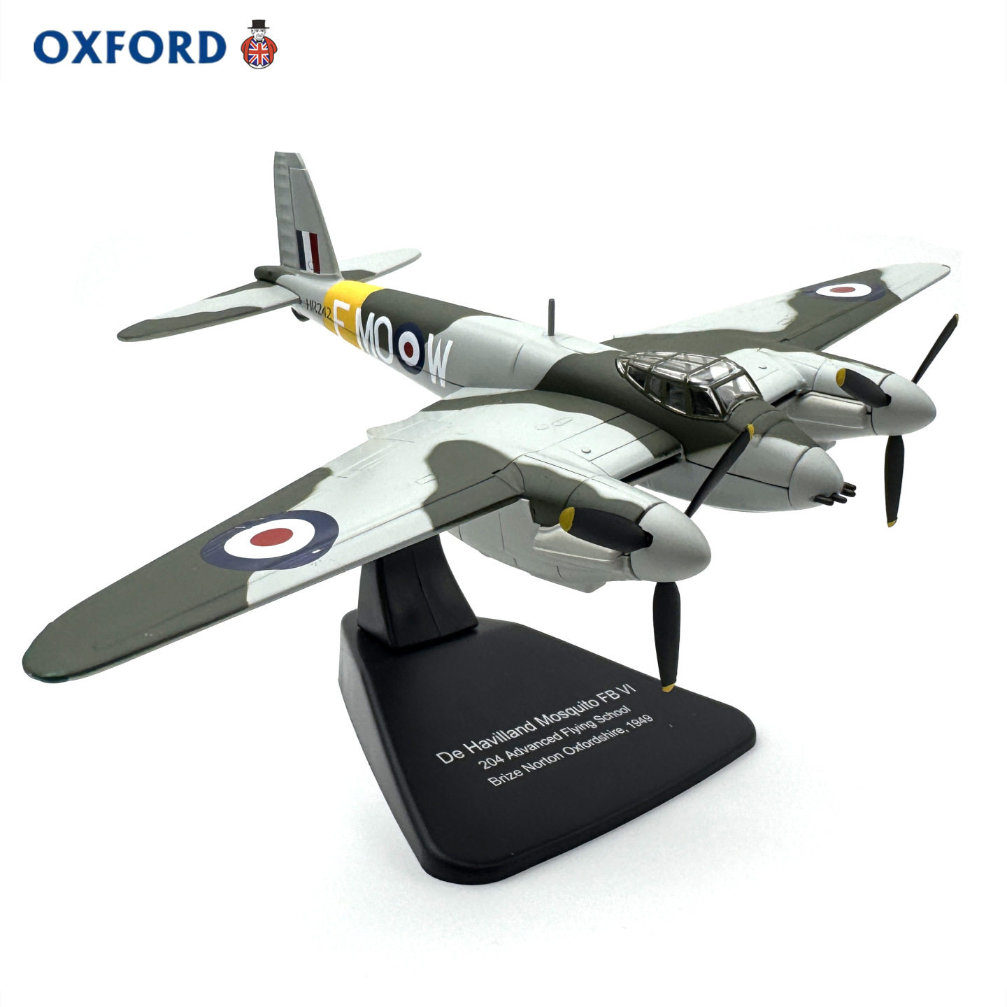 OXFORD牛津1/72德哈维兰蚊式战机轰炸机二战军事飞机模型合金仿真