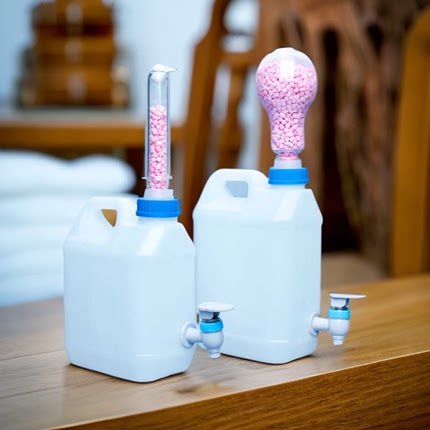 药典氢氧化钠储液瓶含钠石灰塑料桶带阀门过滤透气1-20L规格齐全