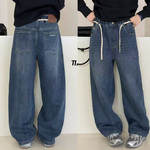 儿童加绒牛仔裤2025冬季新款女孩百搭加厚直筒裤休闲裤潮120-180