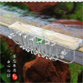 田园漫步亚克力固定夹水族箱缸柜两用工具架固定水草修建工具