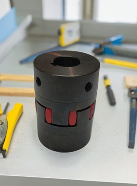 梅花联轴器星型大扭矩丝杆雕刻机伺服电机弹性编码器铝合金DCK21