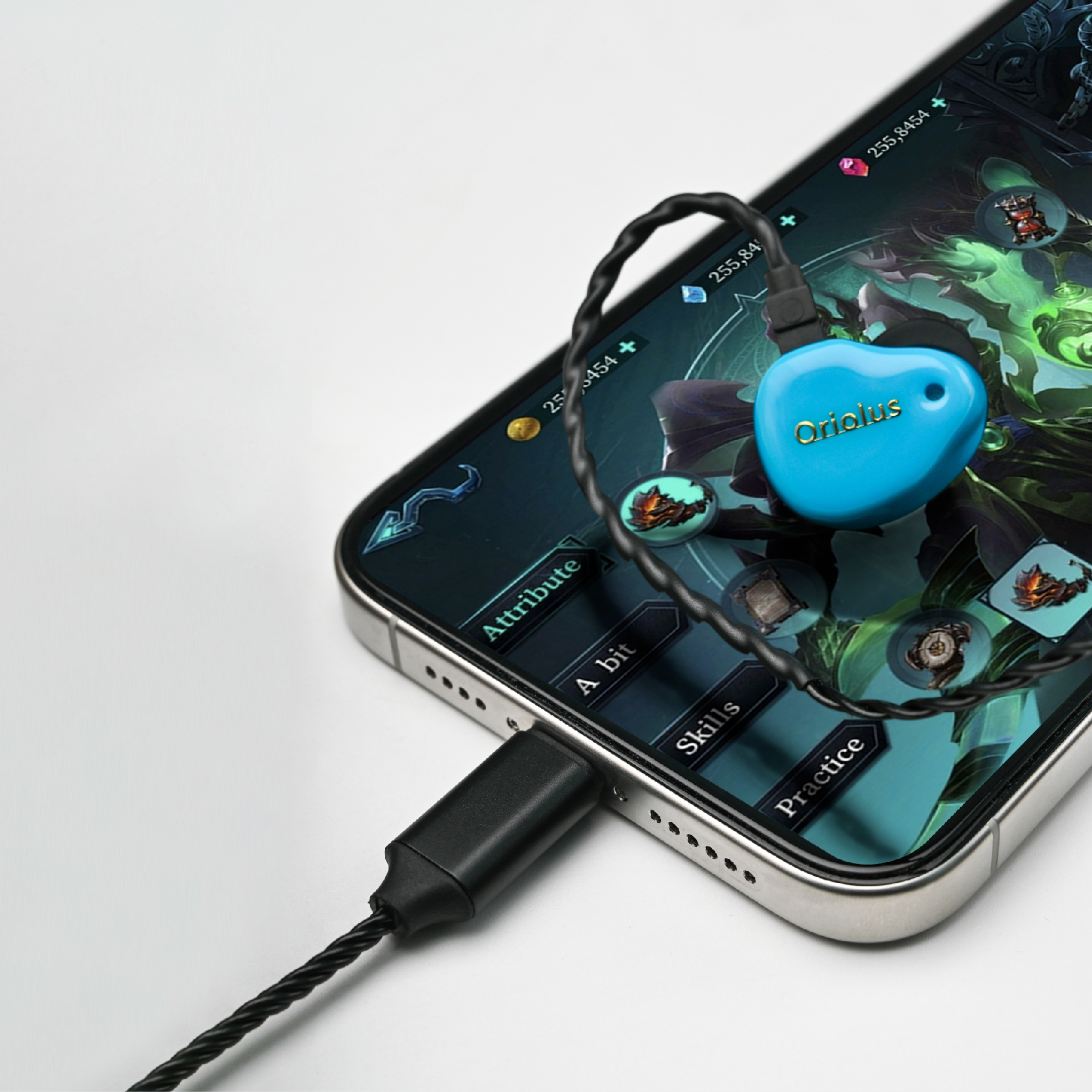 褐鹂入耳式有线HIFI耳机