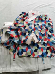 水田纹交领弓袋袖 定制款