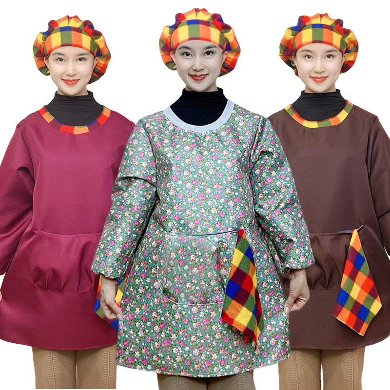 防水防油长袖罩衣围裙厨房家用家居清洁做饭干活大口袋围兜成人,家庭/个人清洁工具,围裙套装,淘宝优惠券,粉丝福利购,淘宝优惠卷