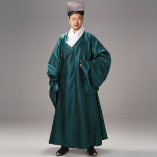 明制道袍汉服小袖复原版交领长衫绝美男士正版春夏内搭日常款书生