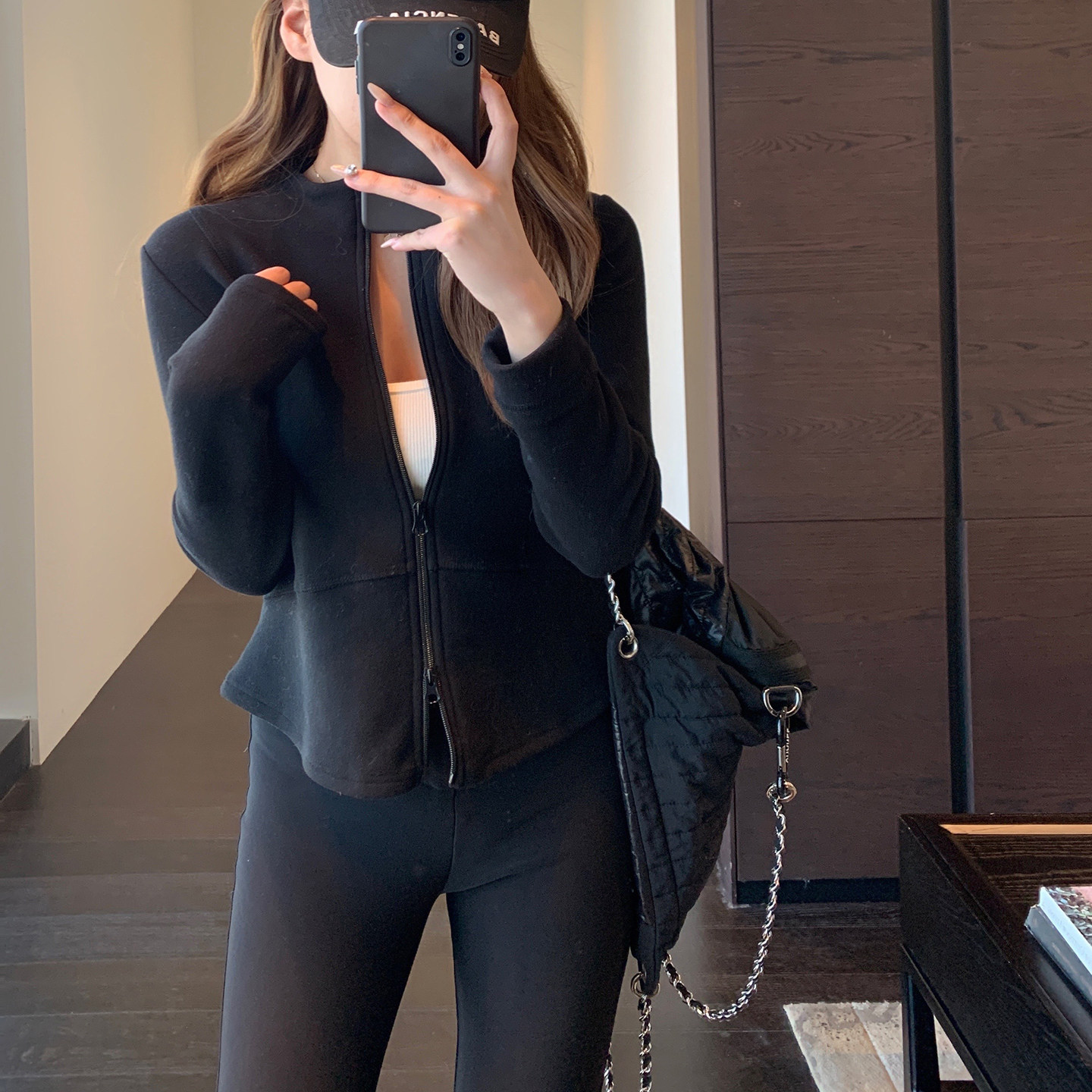 AMR UU◆立体裁剪 显瘦显身材修身显瘦短款立领外套女上衣秋冬新,女装/女士精品,卫衣/绒衫,淘宝优惠券,粉丝福利购,淘宝优惠卷