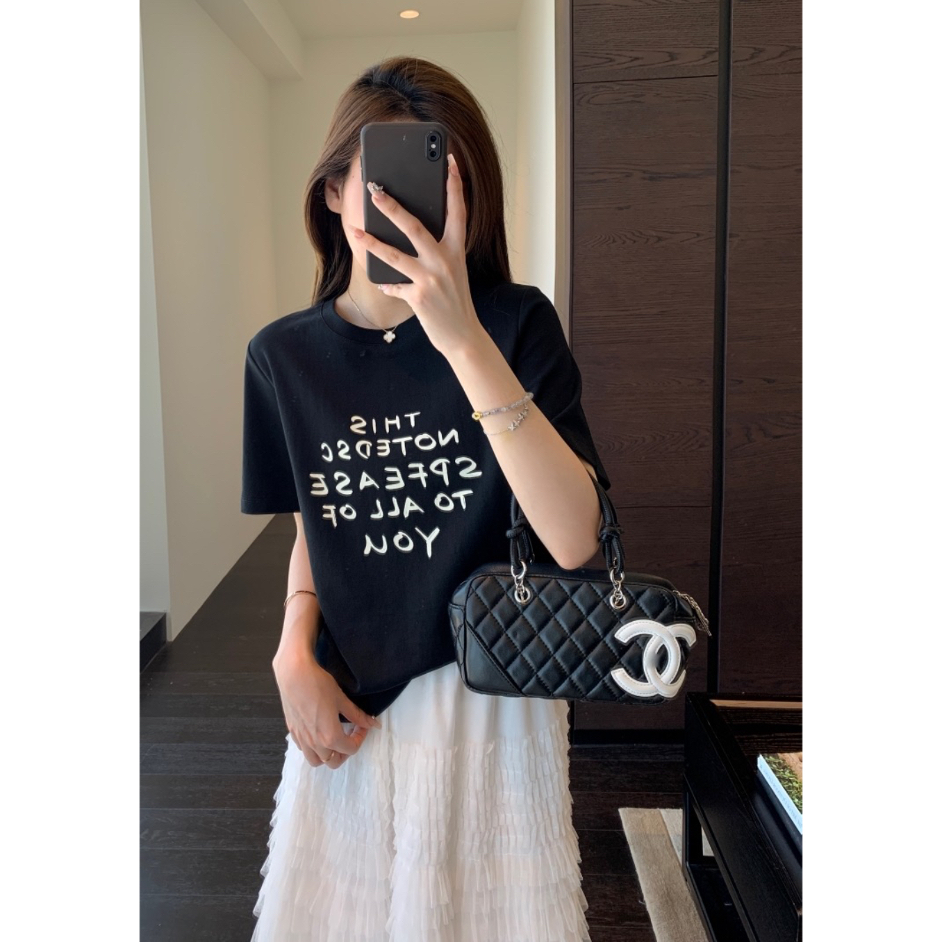 AMR UU◆美式休闲 高品质时髦洋气字母印花T恤短袖女上衣春夏新款