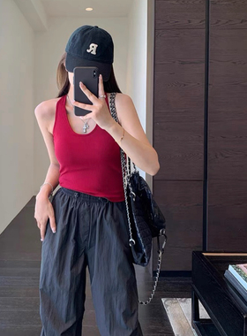 AMR UU◆衣橱B备 可外穿带胸垫一体舒适显瘦背心吊带女2026新款