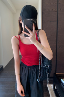 可穿三个季 搭配神器 节单穿内搭带胸垫无痕辣妹背心女新 AMR