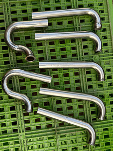 天成模型 不锈钢90度100度105度弯头汽油发动机排气弯管汽油船O艇