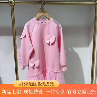 女童儿童甜美气质连衣裙193N441 爱法贝童装 专柜正品 2025秋季 新品