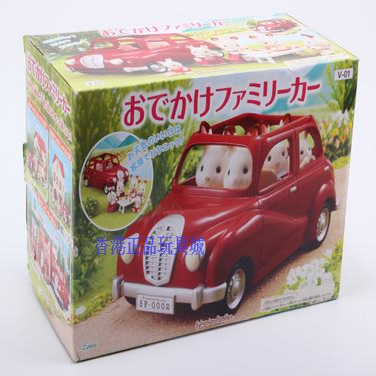 Sylvanian Families/森贝儿家族紅色家庭車模型 27610