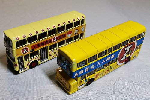 香港微影tiny城市巴士送合金车