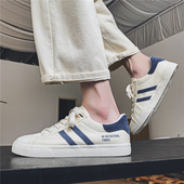 小白鞋 春夏休闲男鞋 男 帆布鞋 男生低帮运动百搭板鞋 子潮鞋 2024新款
