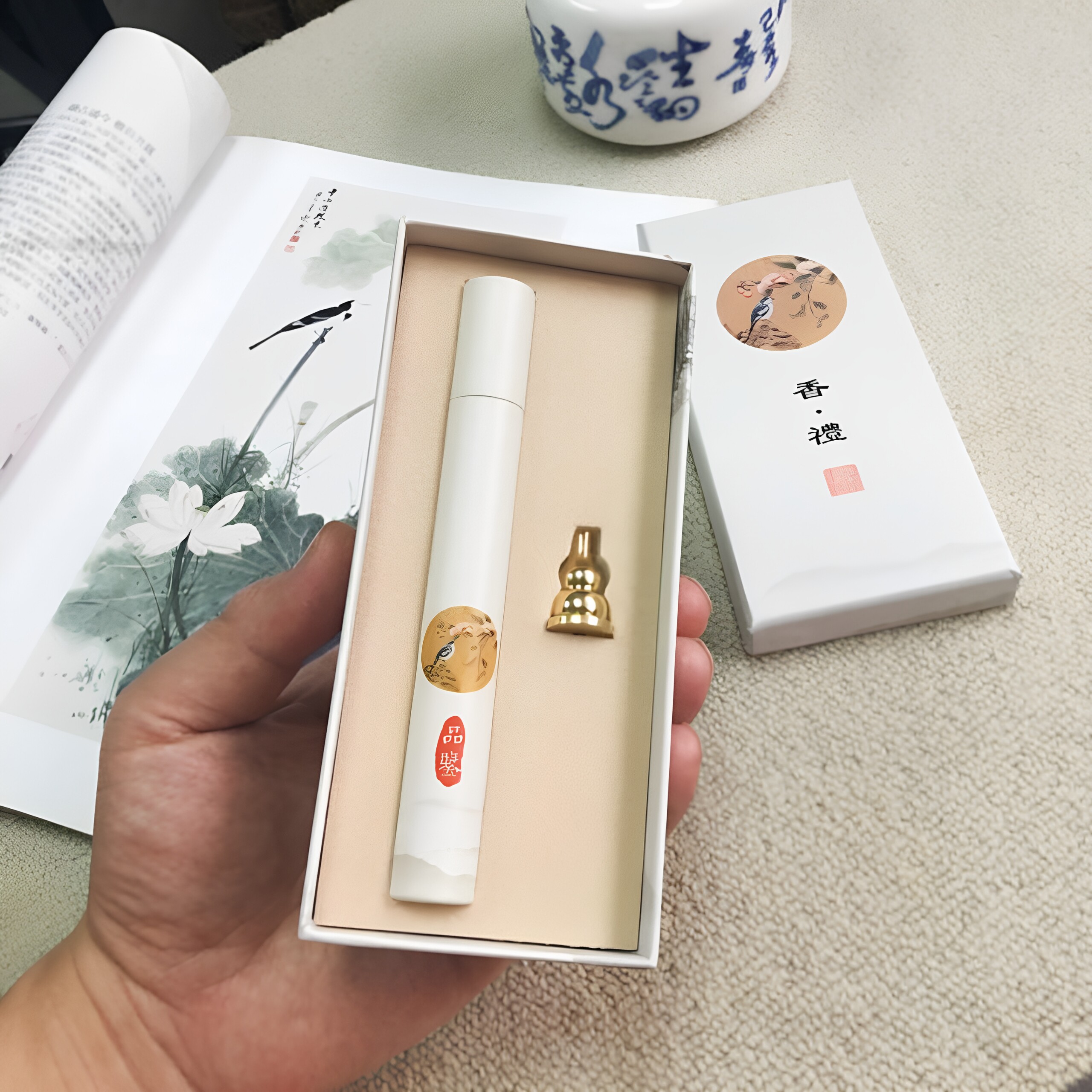 香道通用线香伴手礼礼盒图片