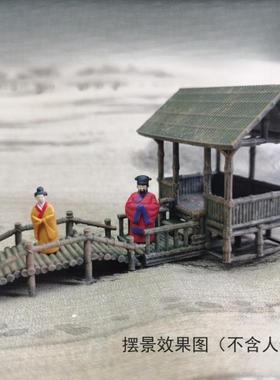微景观桌面造景树脂装饰新中式