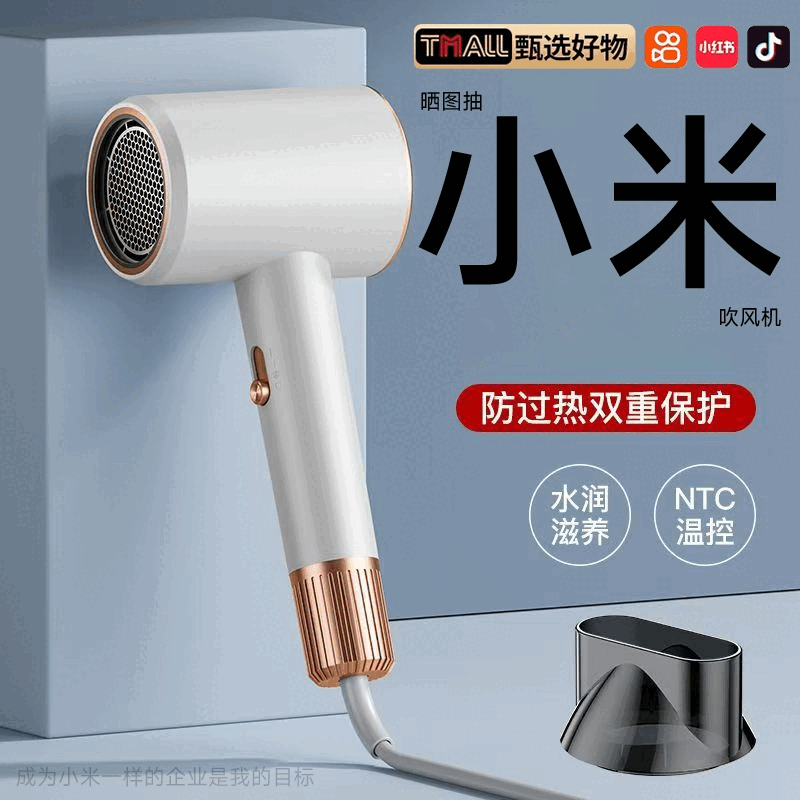 电吹风机家用负离子护发静音速干大风强力宿舍用学生华强北169