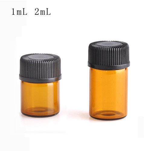 新款精油瓶 1ml 2ml 3ml 5ml 内塞瓶 小分装瓶 小样瓶 配台湾盖