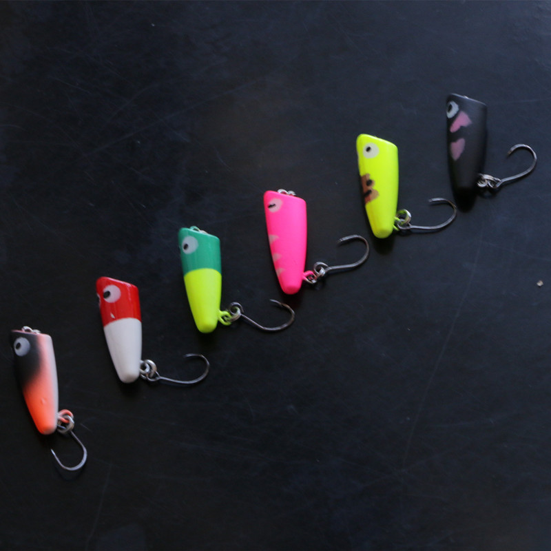 1.2克2.5cm微物水面系迷你波爬路亚饵淡水马口白条小翘嘴硬饵假饵