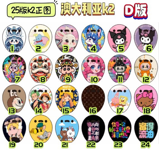 D版10个包邮人工耳蜗澳大利亚kanso2一体机外壳贴纸 热风筒抹平