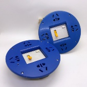 移动式 16A通用 手提电缆盘电线绕线盘插座模块配件漏电组件10A