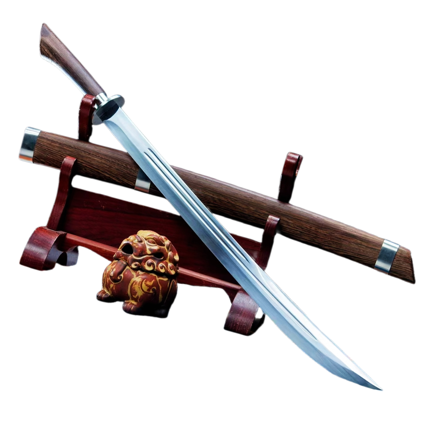 龙泉市刀剑手工锻打高锰钢户撒清腰刀影视绣春刀宝剑冷兵器未开刃