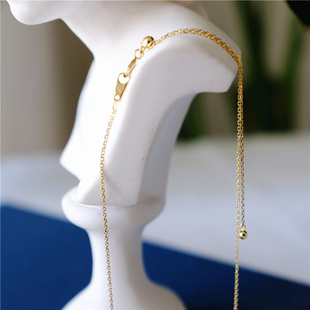 多重奏 吊坠配搭 9K黄金链条 裸链 加缪珠宝 可调节项链