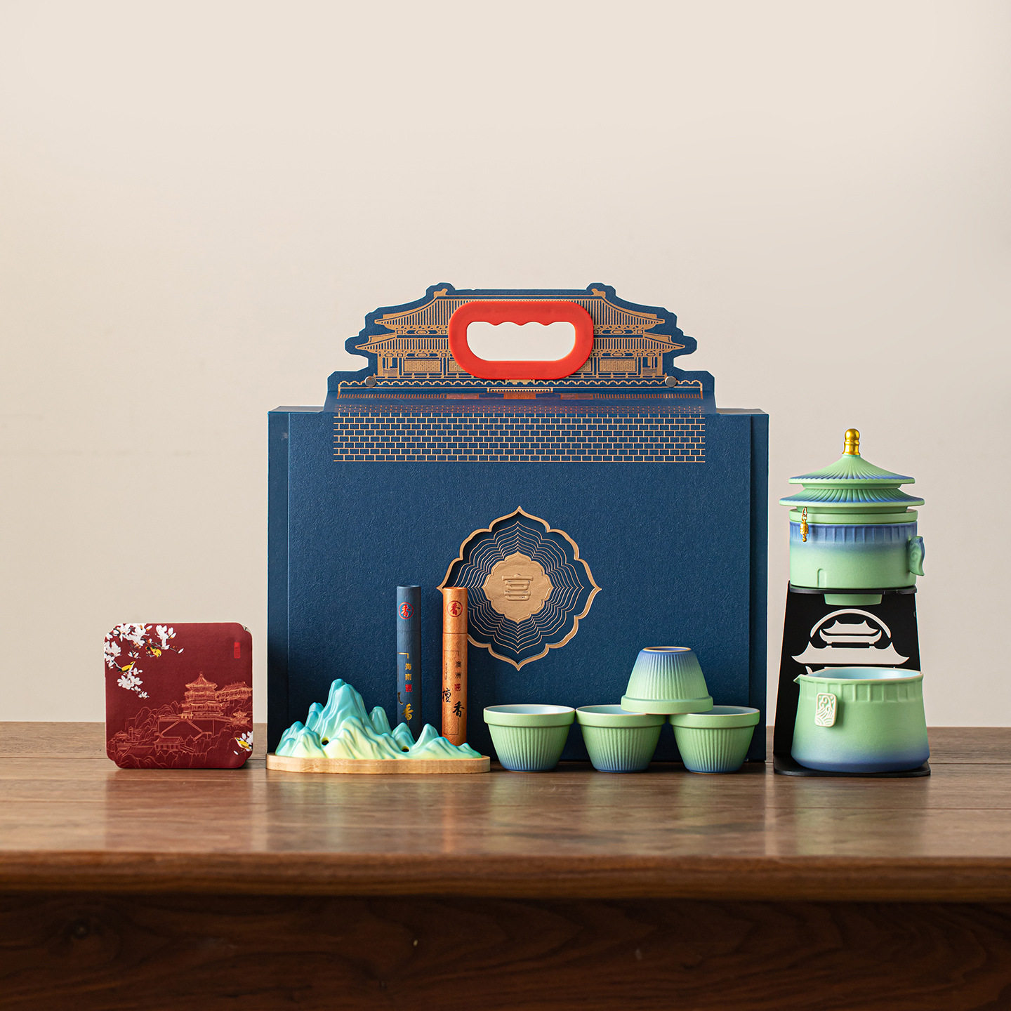 故宫文创茶具礼品送老外客户中国整套茶具