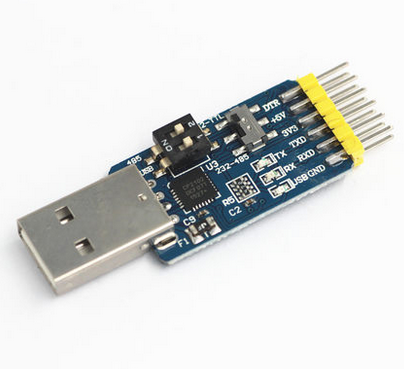六合一多功能串口模块CP2102 usb转TTL 485 232互转 3.3V/5V兼容