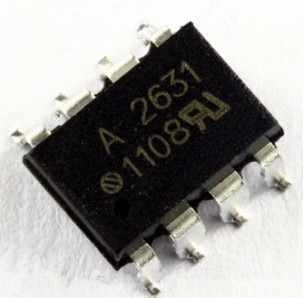 A2631 HCPL2631 光耦 直插DIP8 光隔离器 光电耦合
