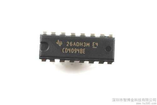 CD4094BE DIP16 TI 8位存储总线寄存器
