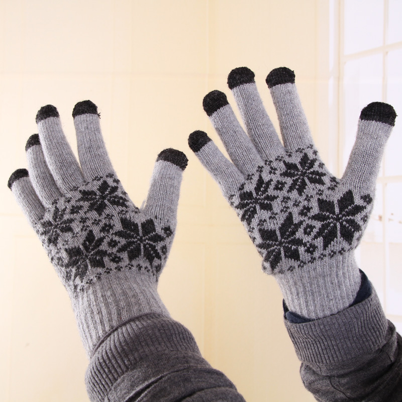 Gants pour homme en Laine Cachemire - Ref 2782641 Image 4