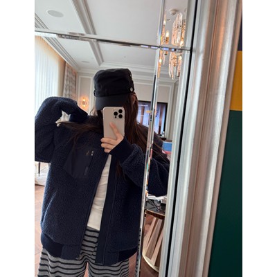 【特价5折】wann 拉夫加厚摇粒绒夹克2025秋冬新款百搭外套上衣