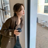 现货！袖子贴标百搭西装160A-9070-P125控178，女装西装，浙宝168