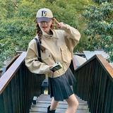 现货数据好！168-H115卡其立体口袋短外套P145控218，女装短外套，浙宝168