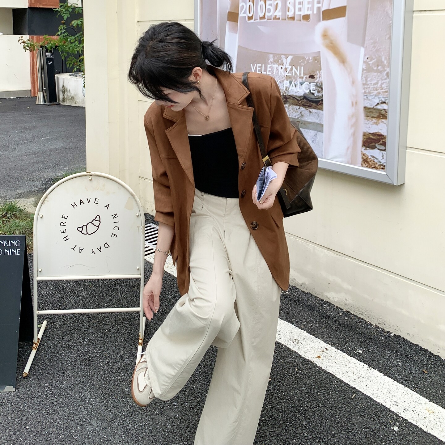 现货数据好！Z168-H308款麂皮西装外套P145控218,女装西装,浙宝168