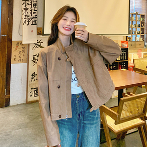 现货！168-H061皮衣短外套P145控218图片
