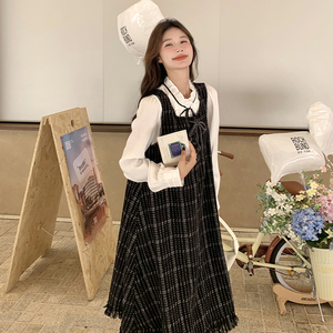 现货数据好！168-H068下摆流苏小香肩带裙P115控168图片