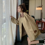 现货！168-9139拼皮风衣P135控188，女装风衣，浙宝168