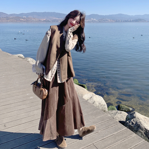 新款现货数据好！ZB168-H611款刺绣麂皮三件套装P195控318，女装套装/套裙，浙宝168