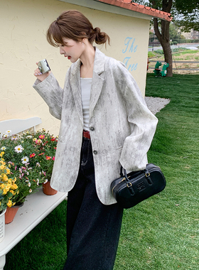 现货数据好！168-款号H131个性晕染西装外套P135控198