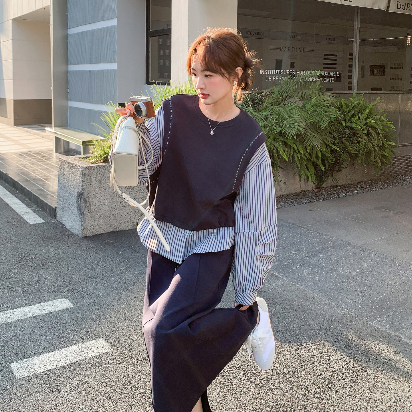 新款出货！ZB168-H627假两件特种绣衣裙套装P180控288，女装套装/套裙，浙宝168