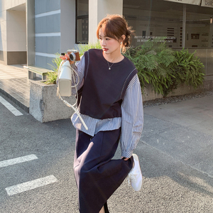 新款出货！ZB168-H627假两件特种绣衣裙套装P180控288，女装套装/套裙，浙宝168