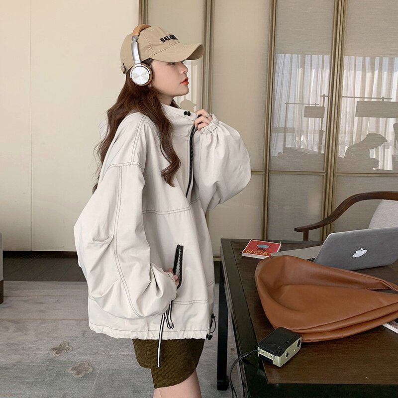 秋款现货！168-9310连帽休闲外套P135控188,女装短外套,浙宝168
