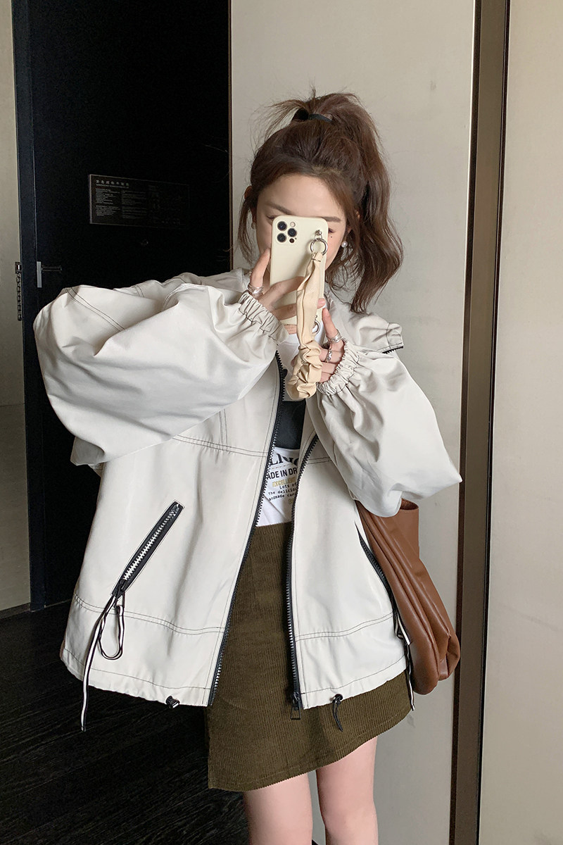 秋款现货！168-9310连帽休闲外套P135控188,女装短外套,浙宝168